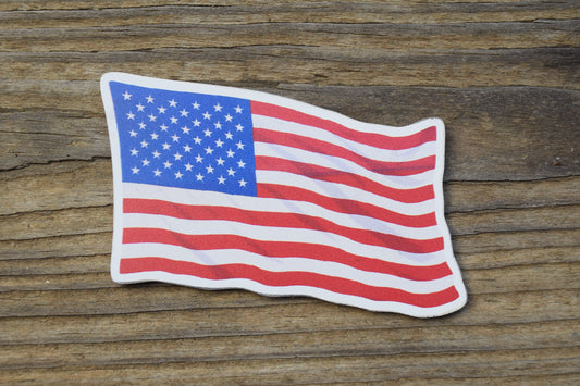 "Waving Flag" UV Printed Patches