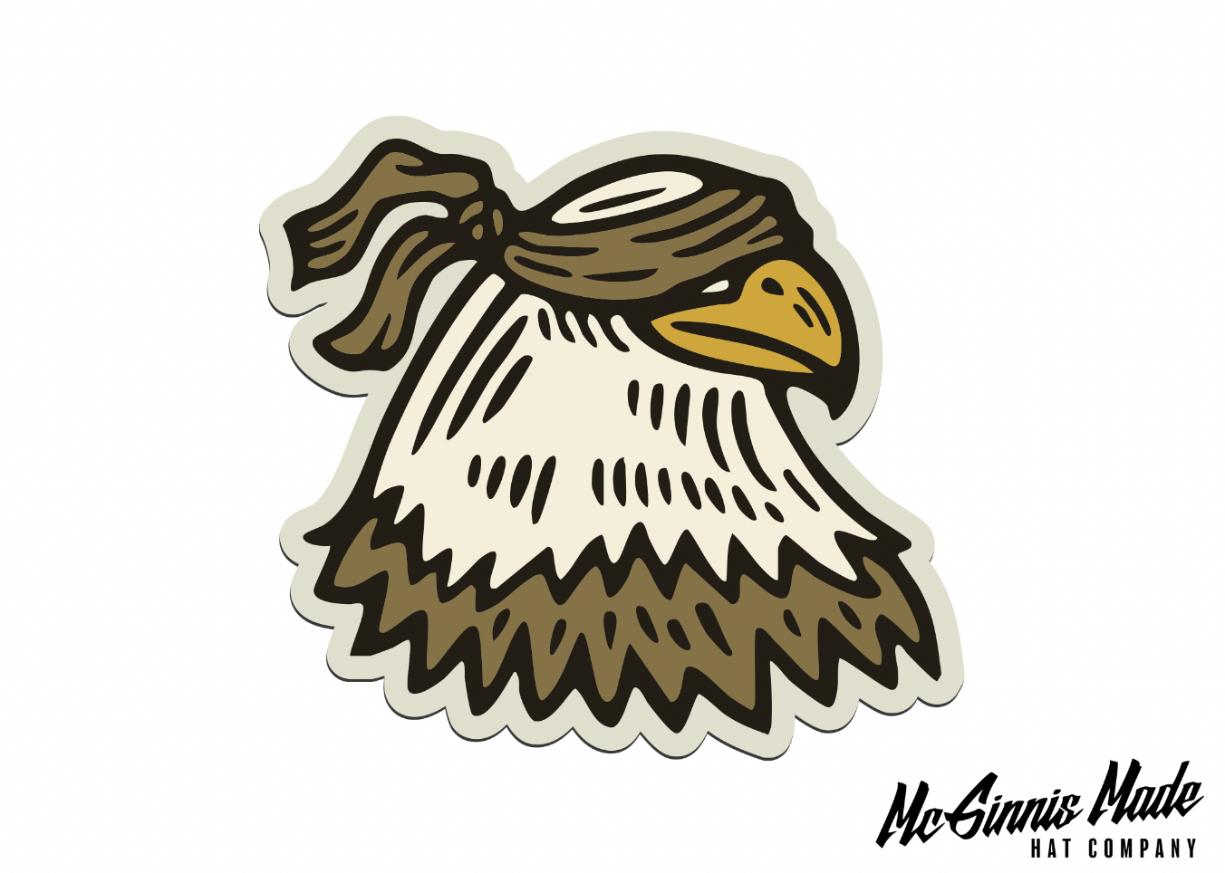 "Hero Eagle" UV Printed Patches