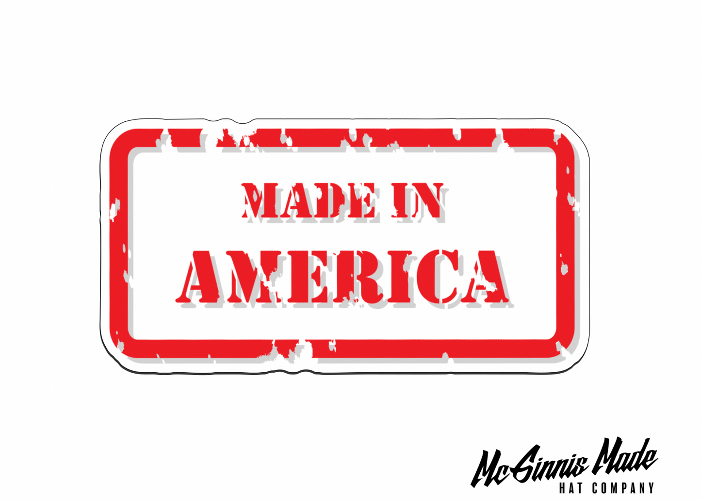 "Made in America Stamp" UV Printed Patches