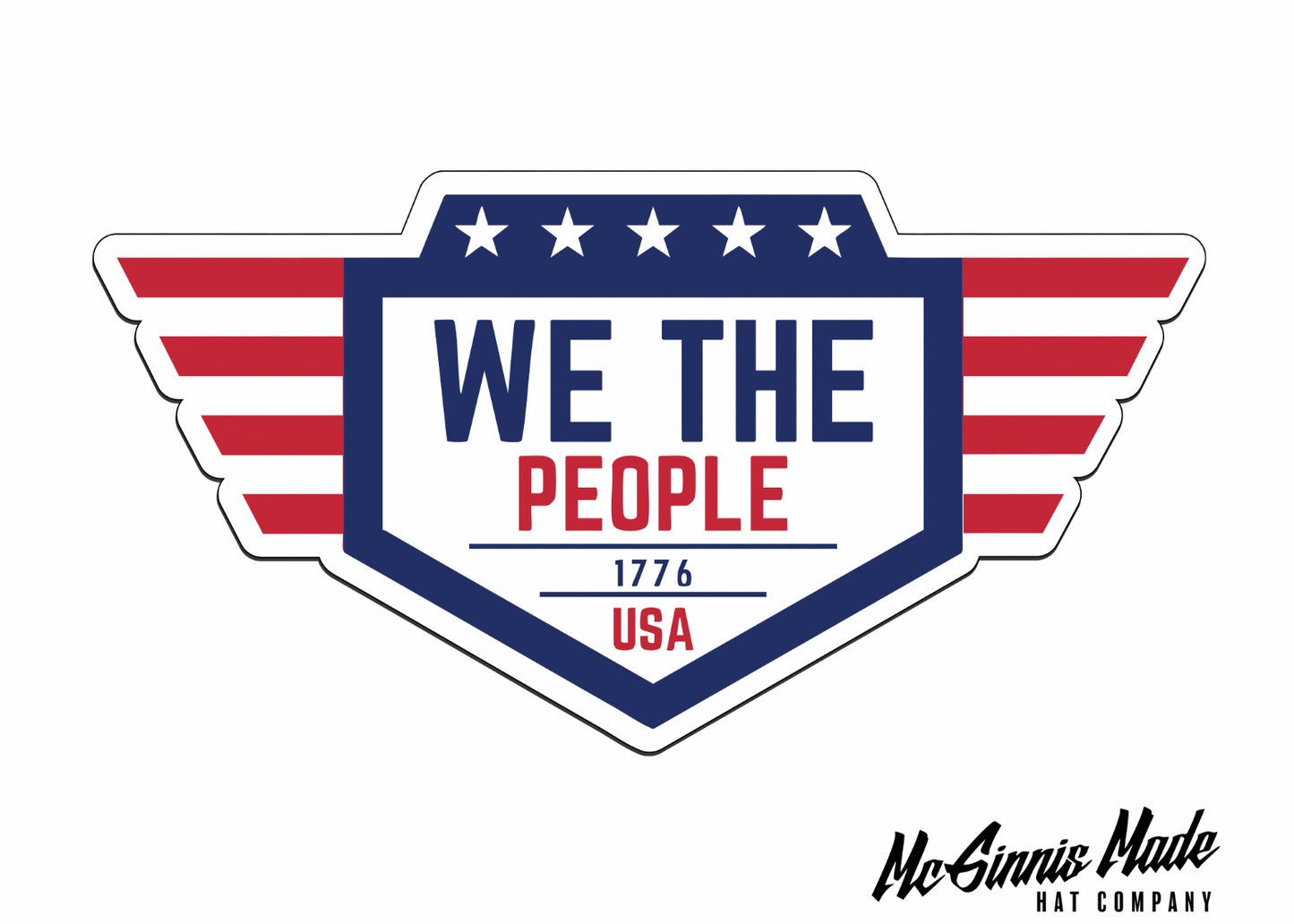 "We the People" UV Printed Patches