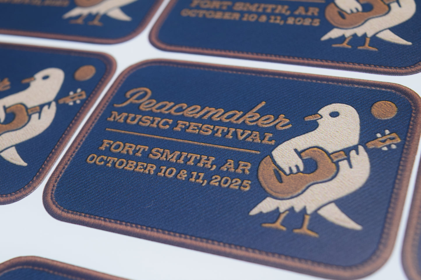 Custom UV Printed (Embroidery Effect) Patches