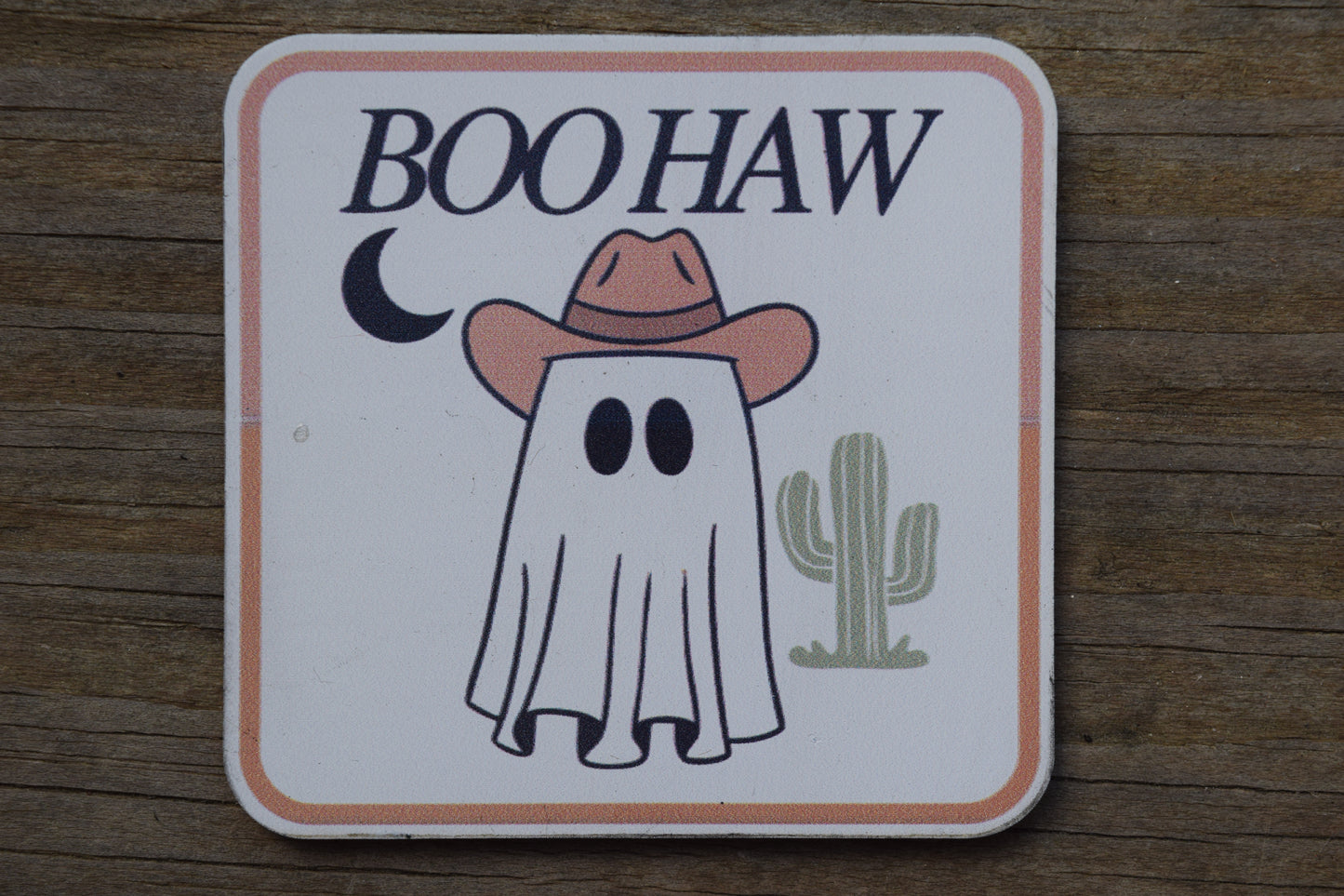 "Boo Haw" UV Printed Patches