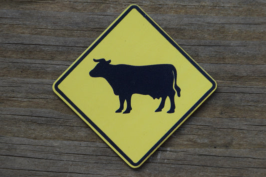 "Cow Crossing" UV Printed Patches