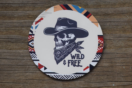 "Wild & Free" UV Printed Patches