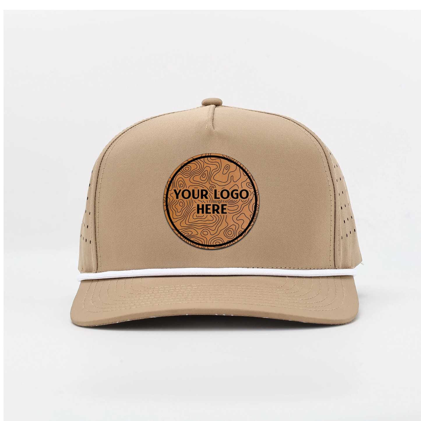 *PREORDER* CUSTOM Topographic "Khaki" Waterproof 5 Panels