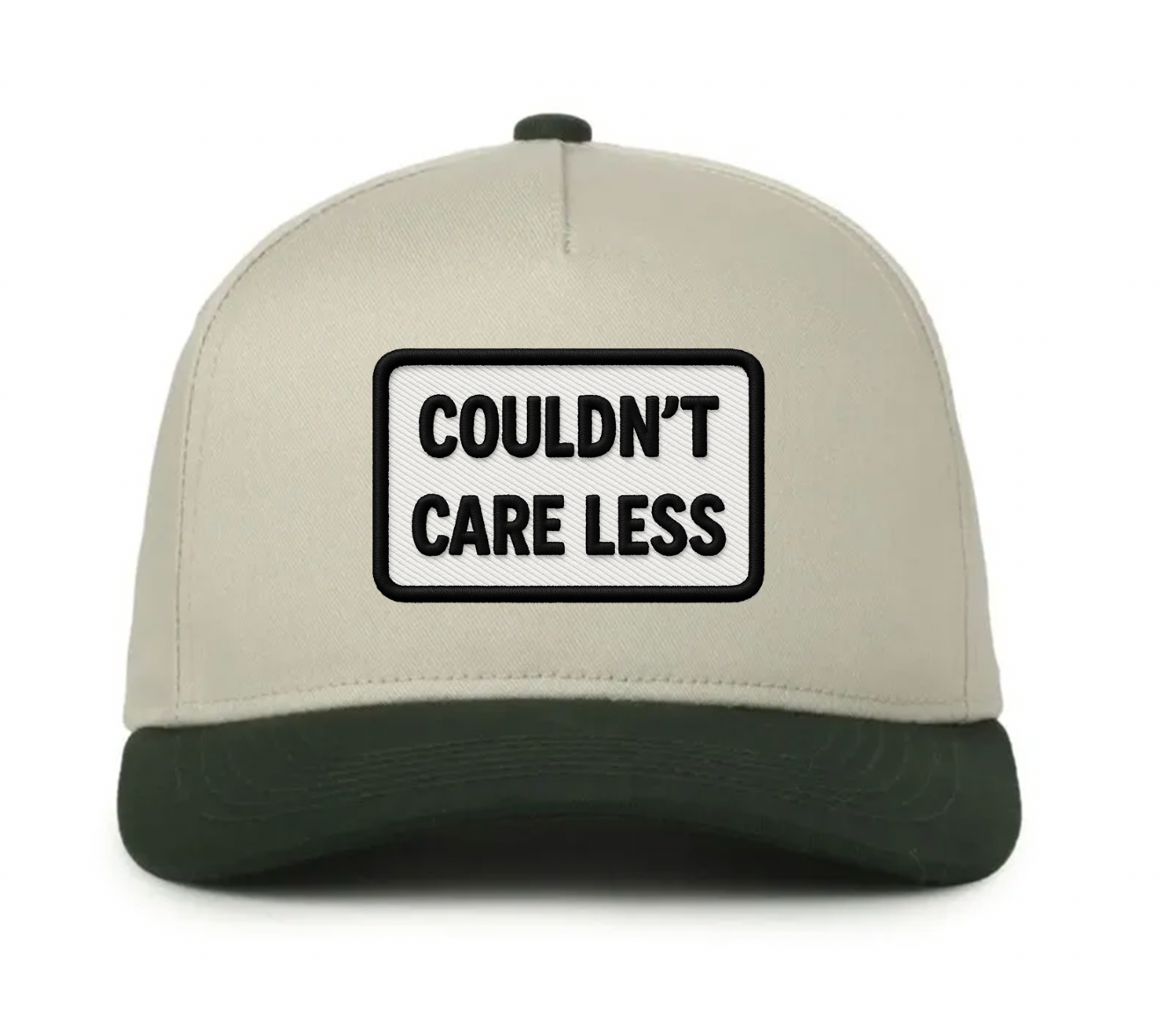 "Couldn't Care Less" UV Printed Patches