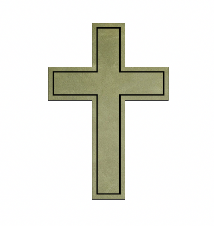 Leatherette Cross Patches