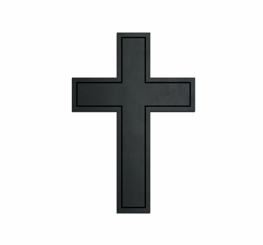 Leatherette Cross Patches