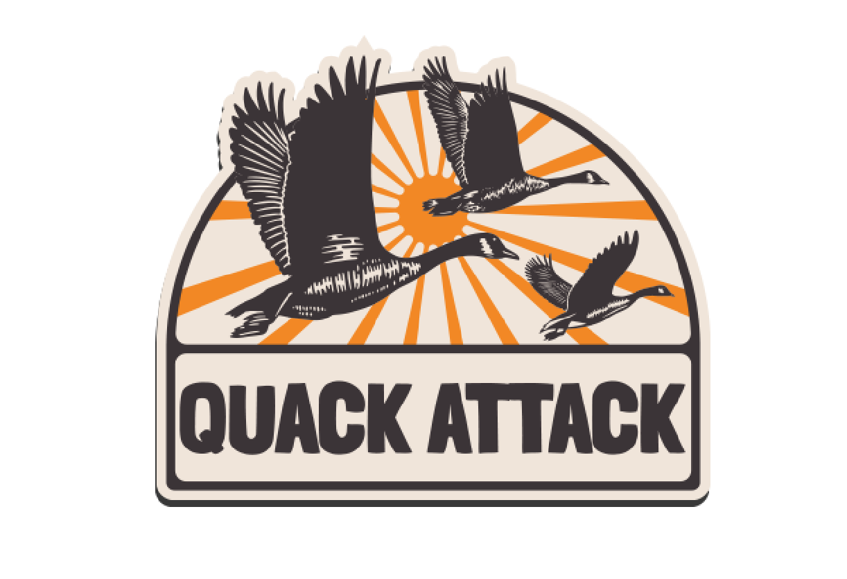 "Quack Attack" UV Printed Patches