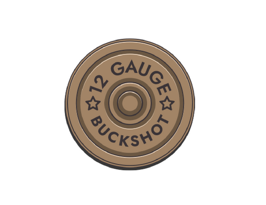 "12 Gauge" UV Printed Patches