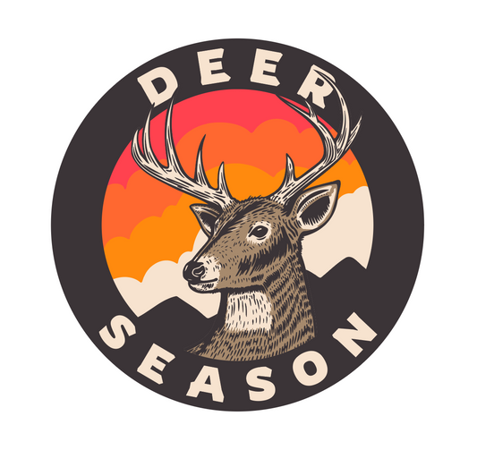 "Deer Season" UV Printed Patches