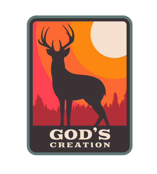 "God's Creation" UV Printed Patches