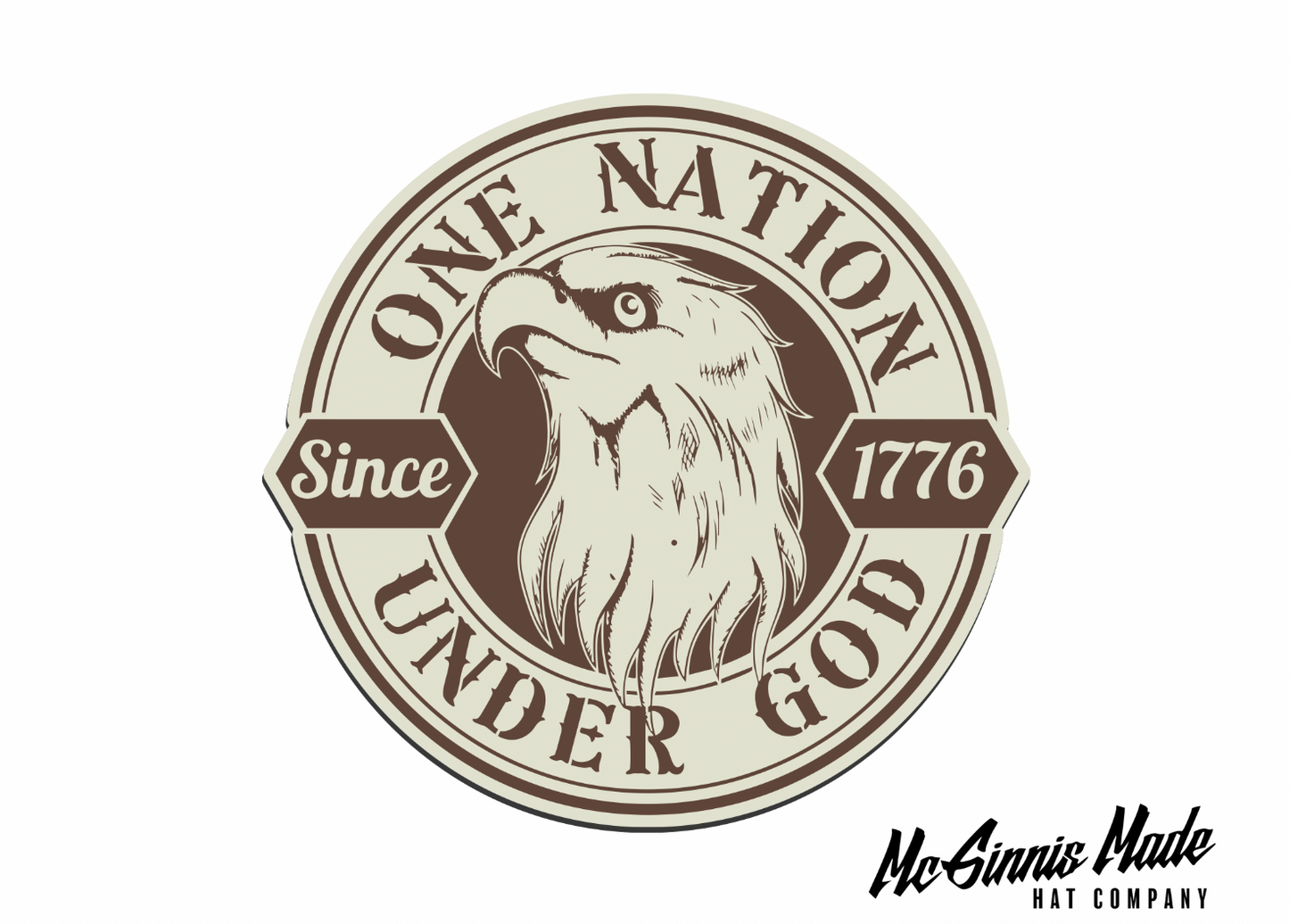"One Nation Under God" UV Printed Patches