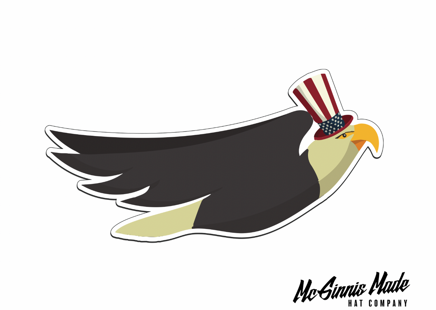 "Patriotic Eagle" UV Printed Patches