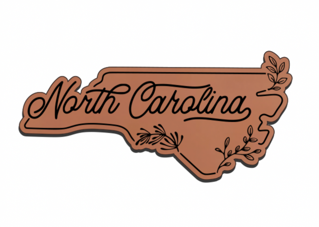 United States Outline Leatherette Patch