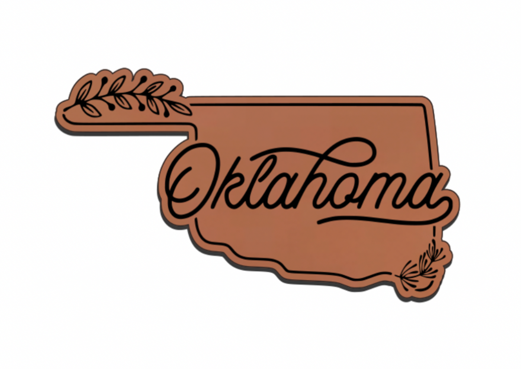 United States Outline Leatherette Patch