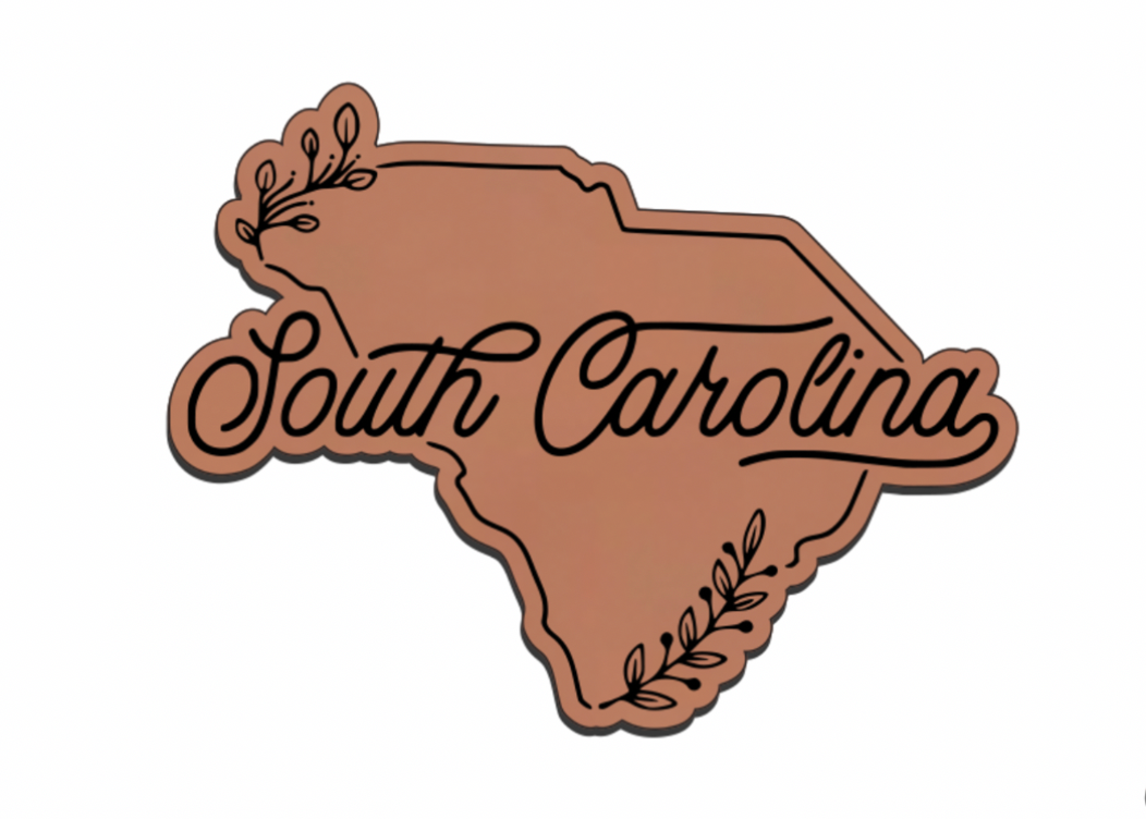 United States Outline Leatherette Patch