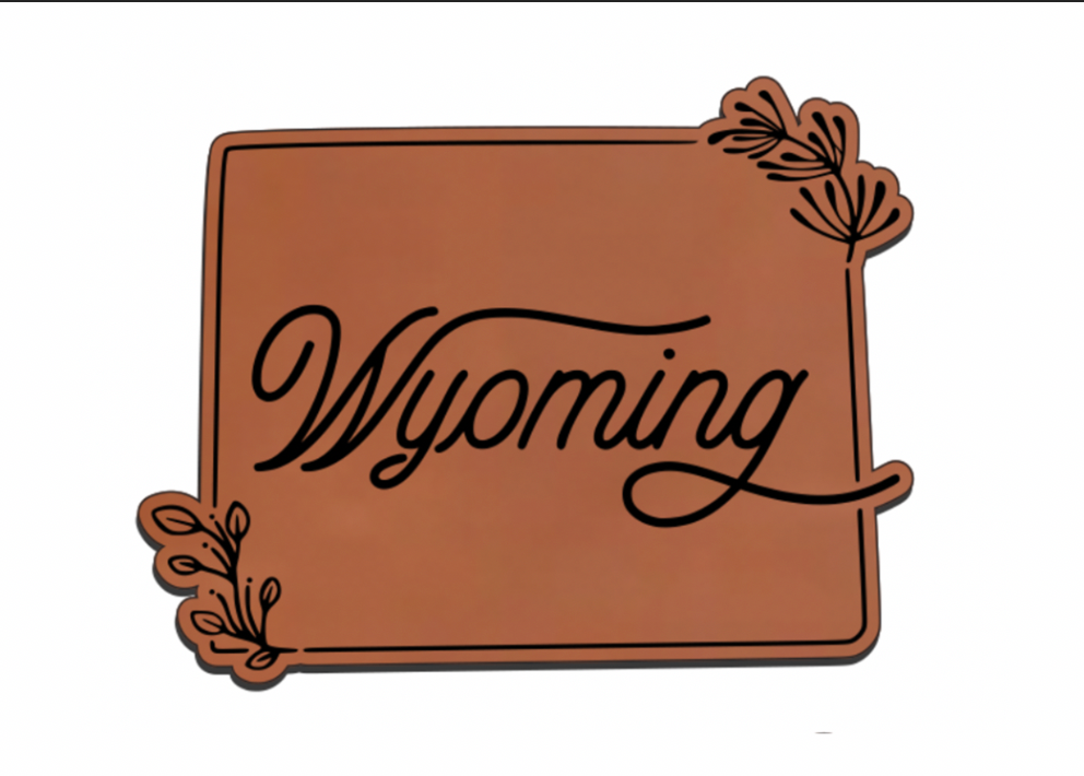 United States Outline Leatherette Patch